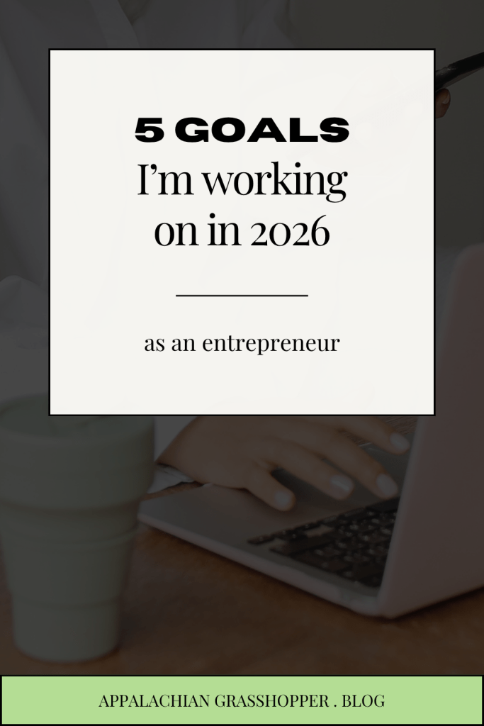 5 Goals I'm Working on in 2026 as an entrepreneur