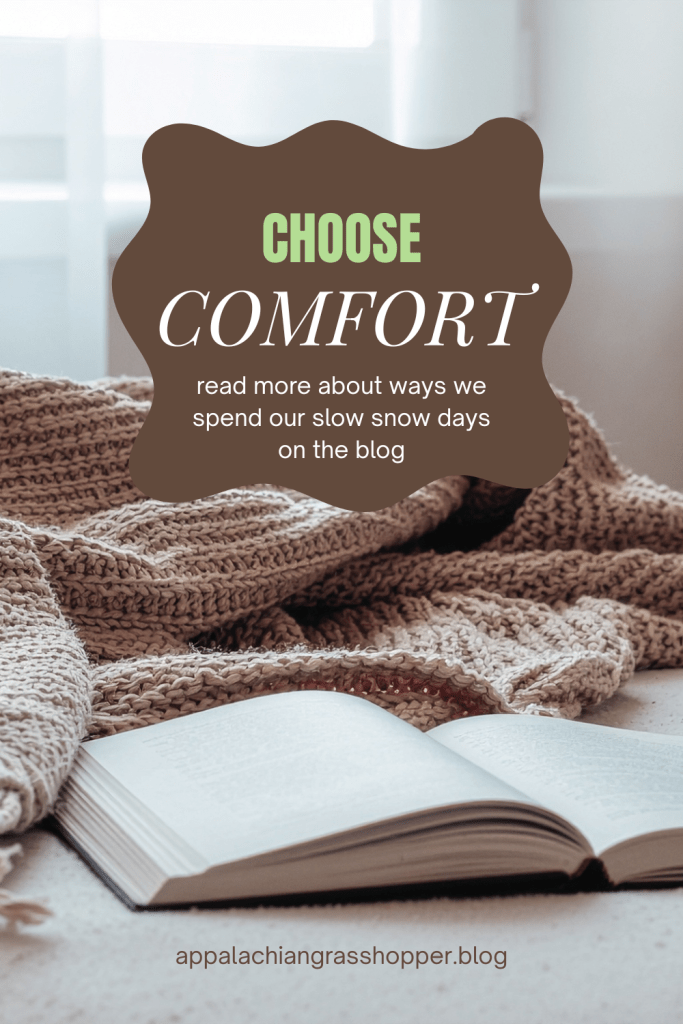 Choose Comfort: 5+ Ways to Enjoy a Slow Snow Day at Home